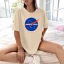 Imagem de Camisa Camiseta Feminina Estampada Nasa Jornalismo 100% Algodão Fio 30.1 Penteado