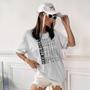 Imagem de Camisa Camiseta Feminina Estampada Odontologia 100% Algodão Fio 30.1 Penteado