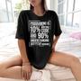 Imagem de Camisa Camiseta Feminina Estampada Programing Is 10% 100% Algodão Fio 30.1 Penteado