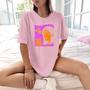 Imagem de Camisa Camiseta Feminina Estampada Psicologia Trip 100% Algodão Fio 30.1 Penteado