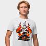 Imagem de Camisa Camiseta Genuine Grit Masculina Estampada Algodão 30.1 Demon Slayer Kyojuro Rengoku