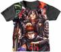 Imagem de Camisa Camiseta Infantil juvenil Menino Gang Naruto Aktsuki Estampa 3D