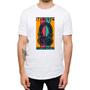 Imagem de Camisa Camiseta Masculina Basica Estampa Fone de Ouvido I Love Music Gola Redonda