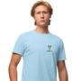 Imagem de Camisa Camiseta Masculina Estampada Fisioterapia Costas 100% Algodão Fio 30.1 Penteado