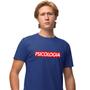 Imagem de Camisa Camiseta Masculina Estampada Suprem Psicologia 100% Algodão Fio 30.1 Penteado