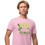 Imagem de Camisa Camiseta Masculina Estampada Você Colhe o que Planta 100% Algodão Fio 30.1 Penteado