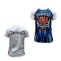 Imagem de Camisa Camiseta - MMA Fighting Series - Branco/Azul - Duelo Fight -