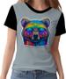 Imagem de Camisa Camiseta Rave Urso Psicodélico Arco Iris Good Vibes 6