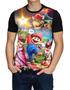 Imagem de Camisa Camiseta Super Mario Bross Filme Masculina Infantil Animes