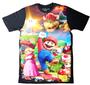 Imagem de Camisa Camiseta Super Mario Bross Filme Masculina Infantil Animes
