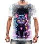 Imagem de Camisa Camiseta Tshirt Animais Cyberpunk Gatos Felinos HD 2