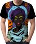 Imagem de Camisa Camiseta Tshirt Halloween Bruxa Afro Terror Negra 4