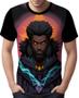 Imagem de Camisa Camiseta Tshirt Halloween Bruxo Afro Mago Negro 5