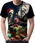 Imagem de Camisa Camiseta Tshirt Natal Festas Caveira de Natal HD 1