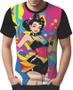 Imagem de Camisa Camiseta Tshirt Pin Up Mu.lher Morena Pop Art Moda 7