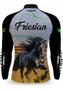 Imagem de Camisa Camisetas Blusa Do Agro Cavalo Friesian Lançamento Uv