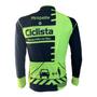 Imagem de Camisa Ciclismo Classic Respeite (Manga Longa) - Amarelo Fluor