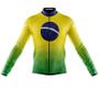 Imagem de Camisa Ciclismo Copa Brasil Manga Longa Decole Uv Bike Mtb