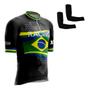 Imagem de Camisa Ciclismo Esporte Bike Ciclista C/proteçao Uv + Par de Manguitos