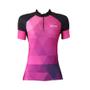 Imagem de Camisa ciclismo feminina Be Fast Geometric proteção UV