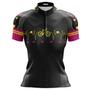 Imagem de Camisa Ciclismo Feminina Bicicletinha Manga Curta Tecido Dry Fit ultra respiravel