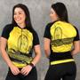 Imagem de Camisa Ciclismo Feminina Bike Pro Slim Proteção Solar Ciclistas