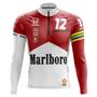 Imagem de Camisa Ciclismo Manga Longa Mclaren Marlboro Proteção UV+50