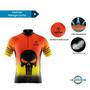 Imagem de Camisa Ciclismo Masculina Mountain bike Justiceiro Solar dry fit proteção uv+50