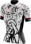 Imagem de Camisa Ciclismo NSA-6 Feminina - Ziper Full - Branco - XG