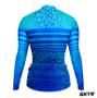 Imagem de Camisa Ciclismo Slim Unissex Manga Longa Animali Azul