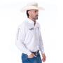 Imagem de Camisa Competição Masculina Manga Longa Texas Farm - Cp007 - Branco/ Marinho