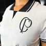 Imagem de Camisa Corinthians Polo Retrô CP Off-White Coimbra - Feminina