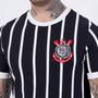 Imagem de Camisa Corinthians Retrô Preta e Branca