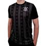 Imagem de Camisa Corinthians Silver Logo SPR Preta Oficial