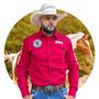 Imagem de Camisa Country Masculina Cowboy Rodeio Bordada Manga Longa