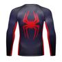 Imagem de Camisa de Compressão Homem Aranha Miles Morales Aranhaverso 2 Rashguard Elastano Manga Longa