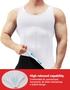 Imagem de Camisa de compressão MEETYOO Shaper, camiseta de emagrecimento para homens