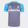 Imagem de Camisa de Goleiro Grêmio 21/22 Umbro Masculina - Grafite+Azul