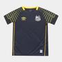 Imagem de Camisa de Goleiro Santos 21/22 Umbro Juvenil - Preto+Amarelo