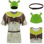 Imagem de Camisa de ogre verde Poboola, chapéus com orelhas, roupa de personagem de filme, cosplay, vestido feminino, vestido Comicon, adulto, Halloween, GG