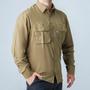 Imagem de Camisa de Pesca Masculina Classic Pro Caqui - Mar Negro