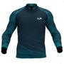 Imagem de Camisa de Pesca Presa Viva Com Proteção Tucunaré Azul 04 - G