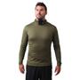 Imagem de Camisa de Pesca Proteção UV50+ com Touca Ninja Verde Militar