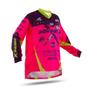 Imagem de Camisa Esporte Insane X Piloto Motocross Off Road Enduro Trilha Unissex Cauda Longa Gola V Pro Tork