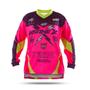 Imagem de Camisa Esporte Insane X Piloto Motocross Off Road Enduro Trilha Unissex Cauda Longa Gola V Pro Tork