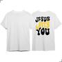 Imagem de Camisa Evangélica Jesus Love You Cristã Unissex Religião Fé