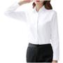 Imagem de Camisa Feminina Branca de Manga Comprida com Botões - Blusa Elegante para Escritório