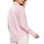 Imagem de Camisa Feminina Infini Tricoline Rosa Claro - 5393