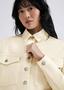 Imagem de Camisa Feminina Manga Longa Oversized Em Sarja Estonada