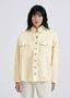 Imagem de Camisa Feminina Manga Longa Oversized Em Sarja Estonada
